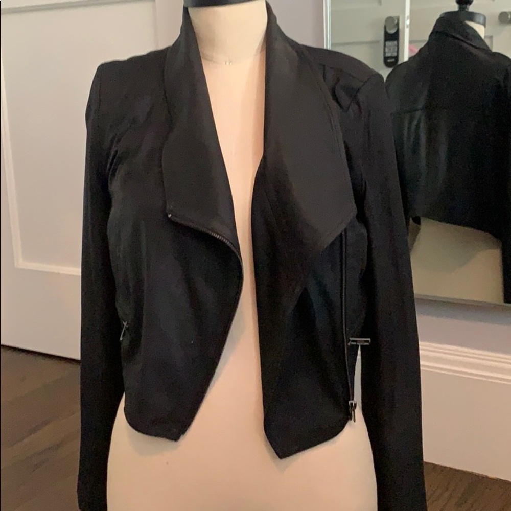 BB Dakota cropped leather jacket